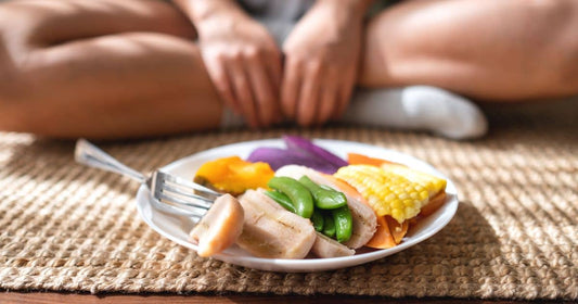 Farbenfrohes Gericht als Einstieg ins achtsame Essen